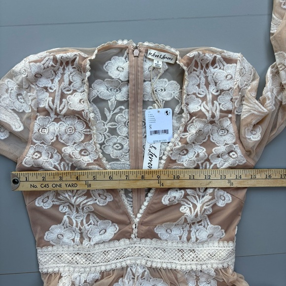 For Love & Lemons Temecula Maxi Dress Small Cottagecore Romantic Fairy Feminine - Picture 11 of 17